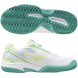 Zapatillas Mizuno Break Shot CC Woman white sunny lime 2024