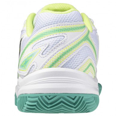 Zapatillas Mizuno Break Shot CC Woman white sunny lime 2024