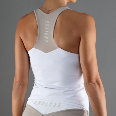camiseta Endless Diamond blanco delave