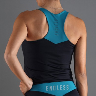 camiseta Endless Diamond negro petróleo