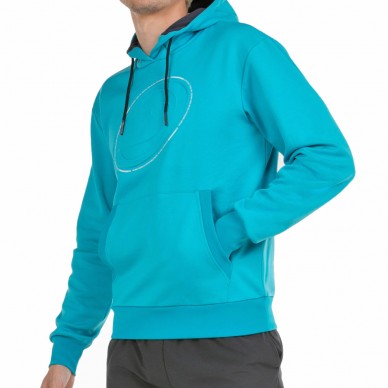 sudadera Bullpadel Baltar turquesa
