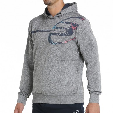 sudadera Bullpadel Baiona gris medio vigore