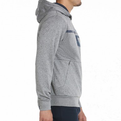 sudadera Bullpadel Baiona gris medio vigore
