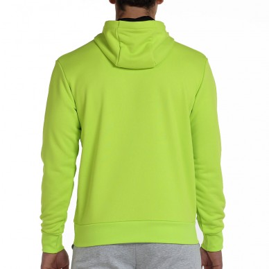 sudadera Bullpadel Baiona verde vibrante