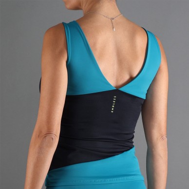 camiseta Endless Curve petróleo