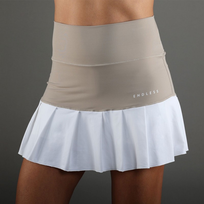 falda Endless Ottey blanco delave falda Endless Ottey blanco delave