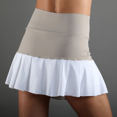 falda Endless Ottey blanco delave