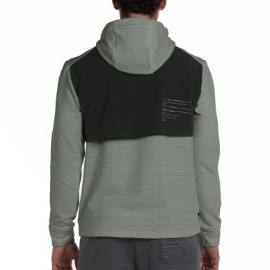 sudadera Bullpadel Belel kaki bicolor