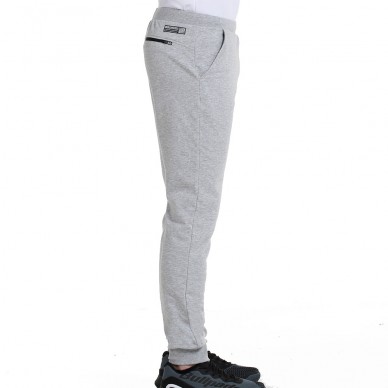 pantalón Bullpadel Begont gris medio vigore