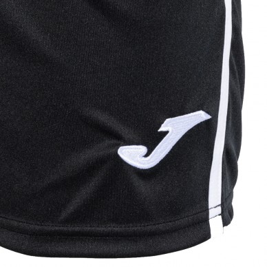 short Joma Open III negro blanco