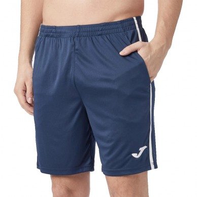 short Joma Open III marino blanco