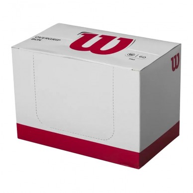 Cubo Wilson 60 overgrips Pro blancos