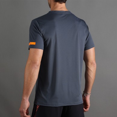 camiseta Endless Unlimited Diamond II titanio naranja