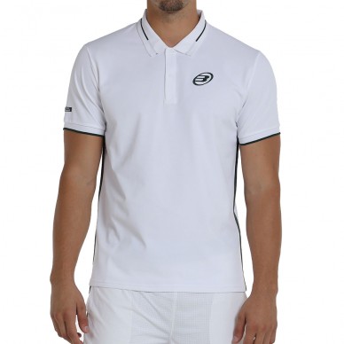polo Bullpadel Leiro blanco
