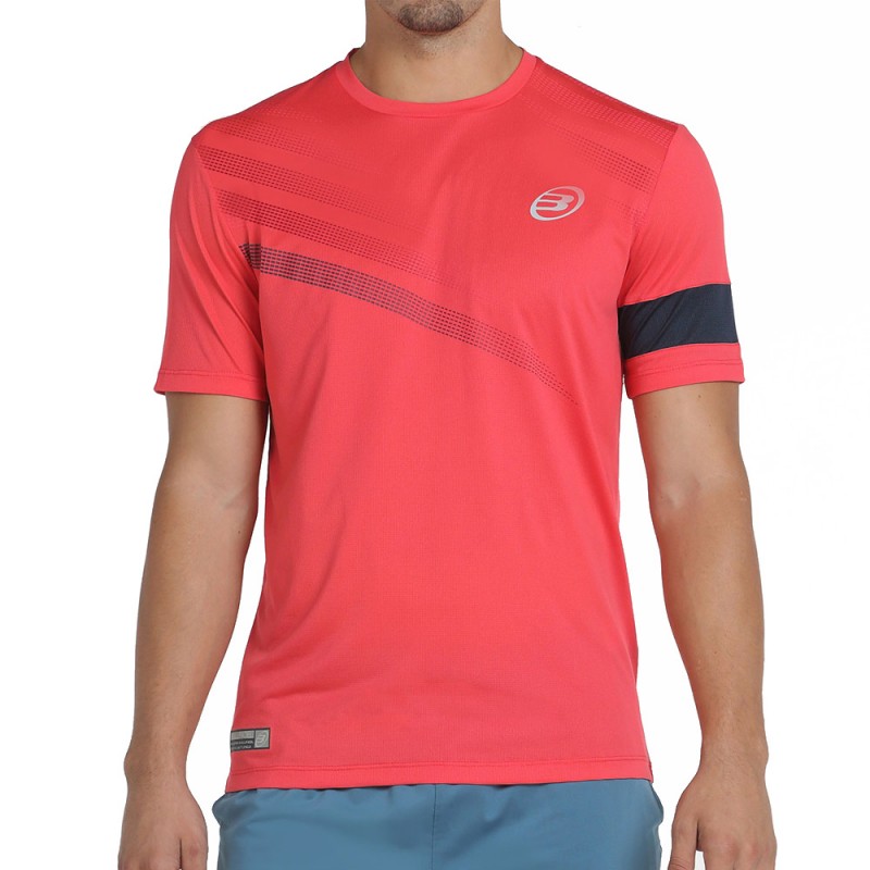 camiseta Bullpadel Cambre frambuesa camiseta Bullpadel Cambre frambuesa