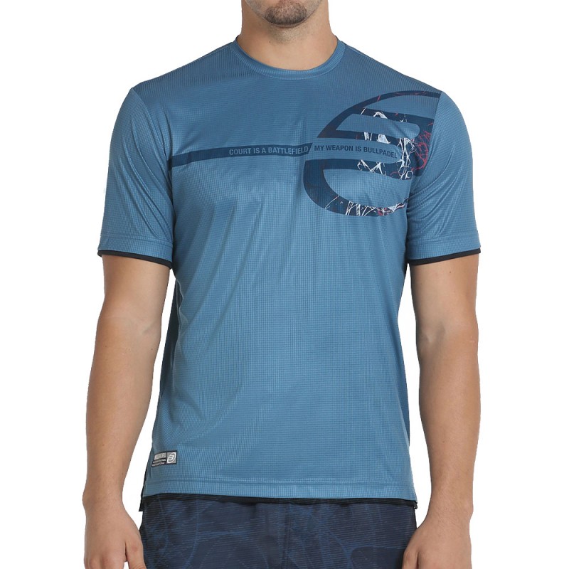 camiseta Bullpadel Coci azul sombra