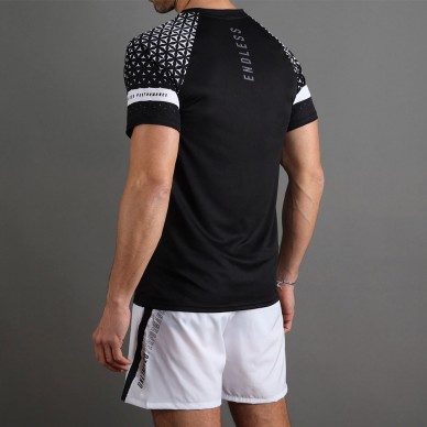 camiseta Endless Feisty Geo negro blanco