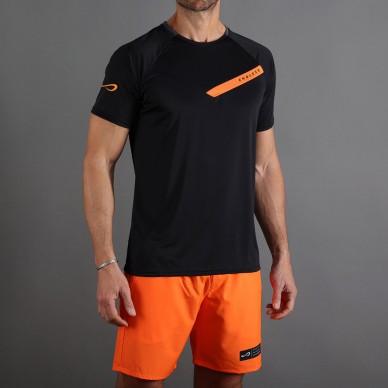 camiseta Endless Tracer negro naranja