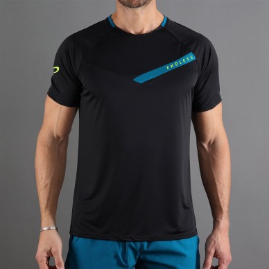 camiseta Endless Tracer negro petróleo