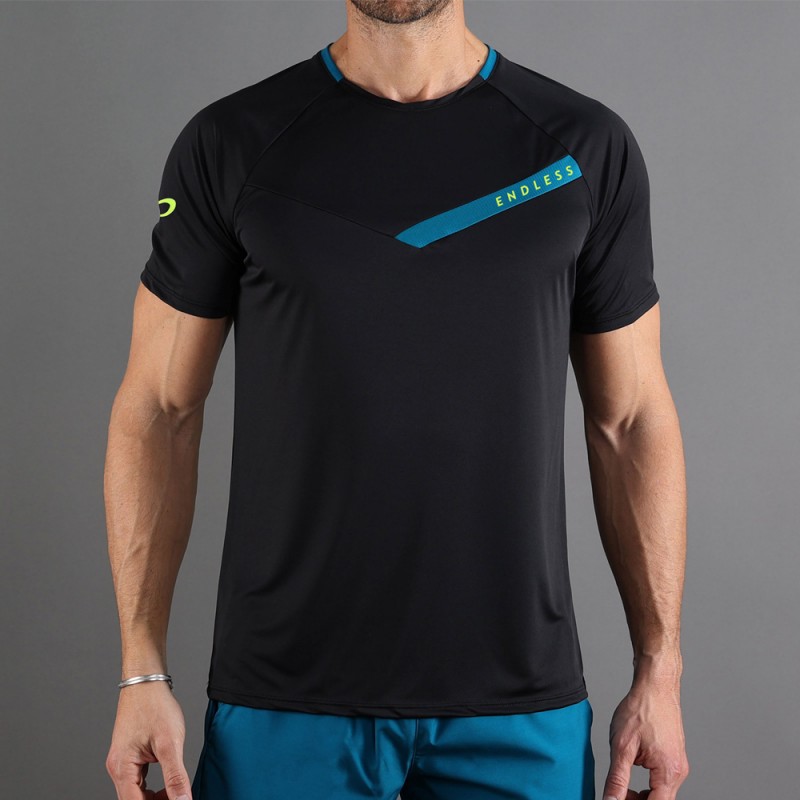camiseta Endless Tracer negro petróleo camiseta Endless Tracer negro petróleo