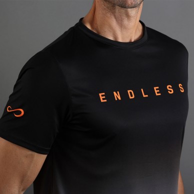 camiseta Endless Ace Degrade negro gris
