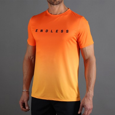 camiseta Endless Ace Degrade naranja