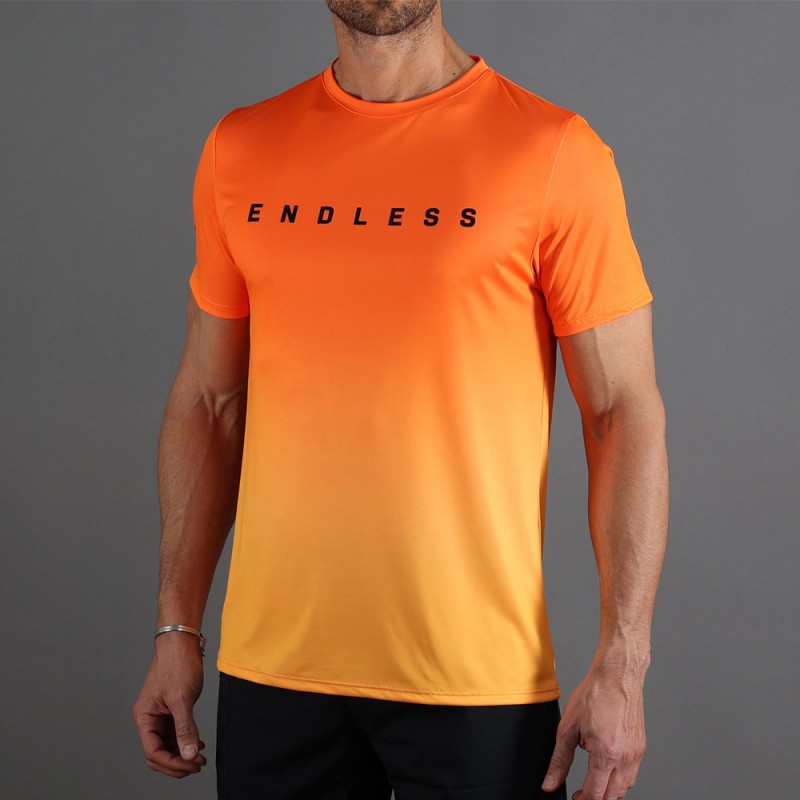 camiseta Endless Ace Degrade naranja