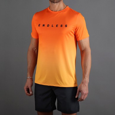 camiseta Endless Ace Degrade naranja