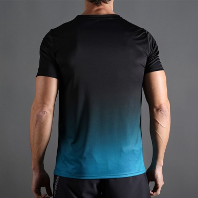 camiseta Endless Ace Degrade negro petróleo