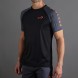 camiseta Endless Feisty Iconic negro naranja