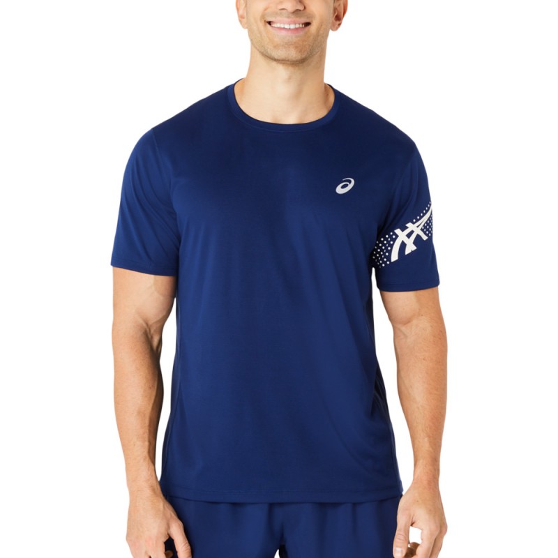 camiseta Asics Icon SS Top azul