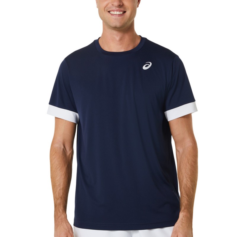camiseta Asics Court SS Top azul oscuro
