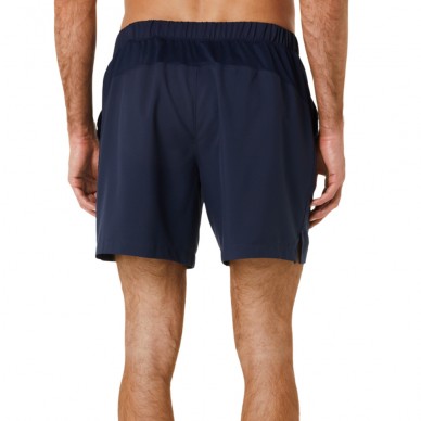 short Asics Court 7IN azul oscuro