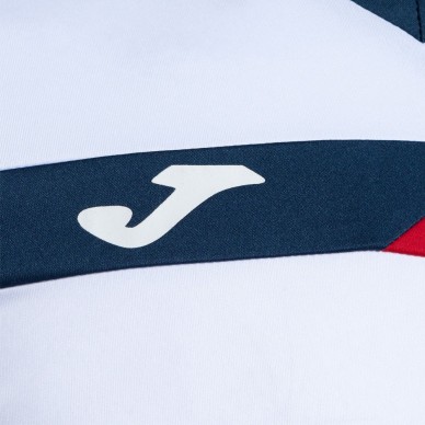 camiseta Joma Court blanco rojo