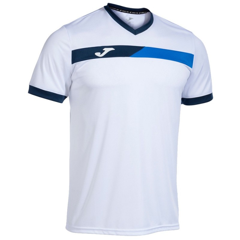 camiseta Joma Court blanco royal