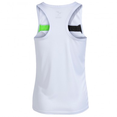 camiseta Joma Court blanco verde fluor