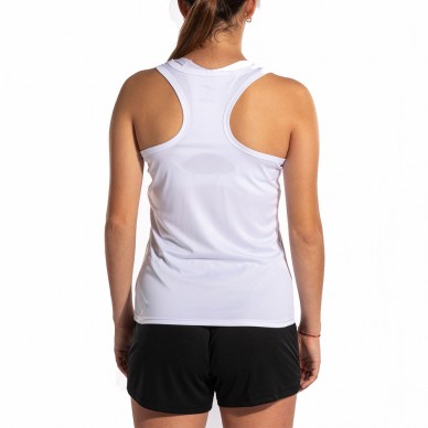 camiseta Joma Court blanco verde fluor