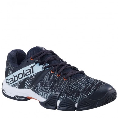 zapatillas Babolat Movea Men black light blue 2024