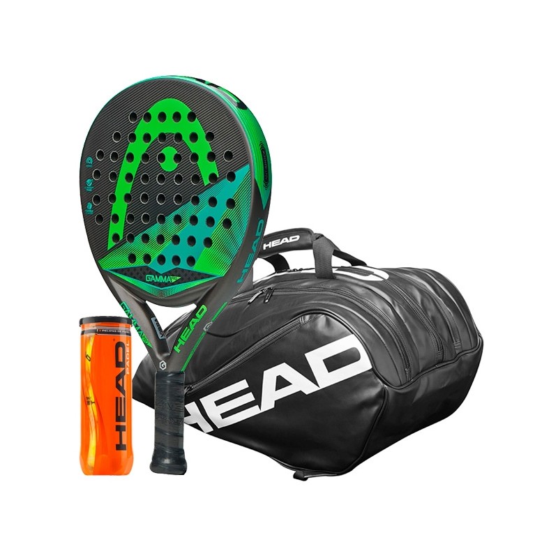 Pack Head Graphene Pro + Paletero Ultimate + Bolas Pack Head Graphene Pro + Paletero Ultimate + Bolas