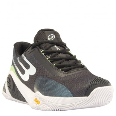zapatillas Bullpadel Hack Vibram 24I black green 2024
