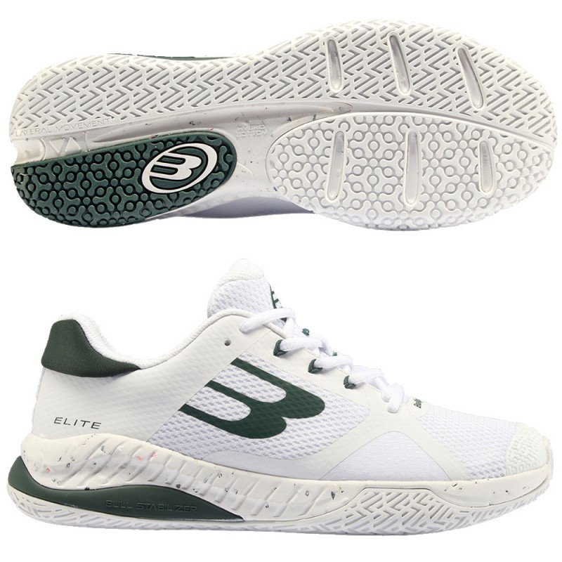 zapatillas Bullpadel Elite 24I white green 2024 zapatillas Bullpadel Elite 24I white green 2024