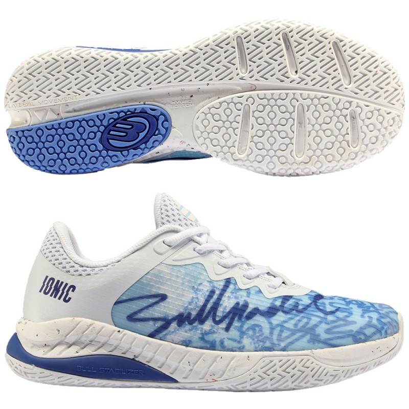 zapatillas Bullpadel Ionic Woman 24I white light blue 2024 zapatillas Bullpadel Ionic Woman 24I white light blue 2024