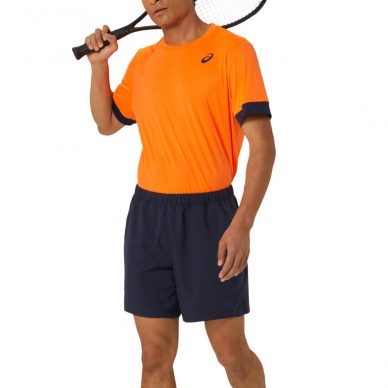 camiseta Asics Men Court SS Top naranja