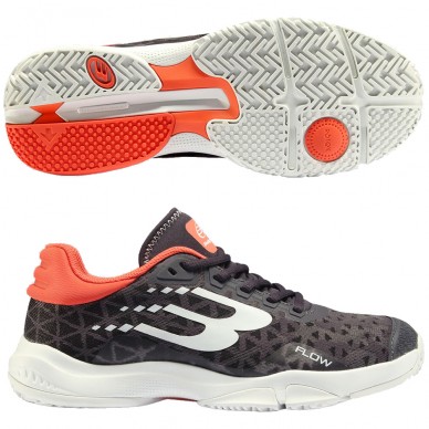 zapatillas Bullpadel Flow 24I dark grey orange 2024