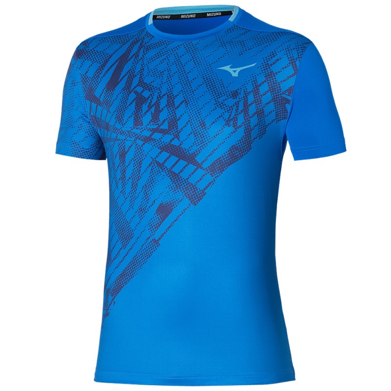 camiseta Mizuno Tennis Mug Shadow Graphic Tee azul mugen