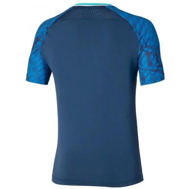 camiseta Mizuno Tennis Mugen Shadow Tee azul marino