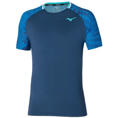 camiseta Mizuno Tennis Mugen Shadow Tee azul marino