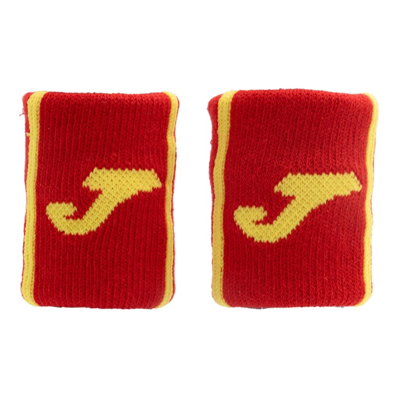 Muñequeras Joma Game Cortas rojo amarillo Muñequeras Joma Game Cortas rojo amarillo