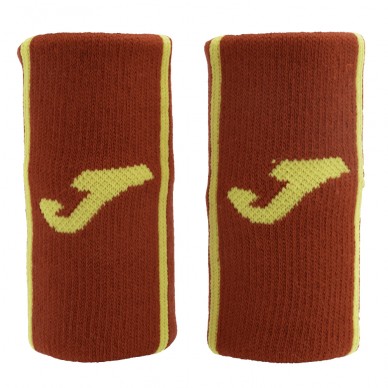 muñequeras Joma Game largas rojo amarillo