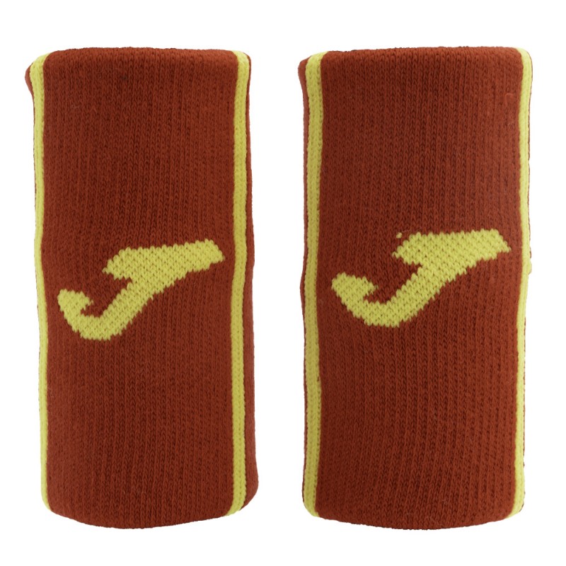 muñequeras Joma Game largas rojo amarillo muñequeras Joma Game largas rojo amarillo